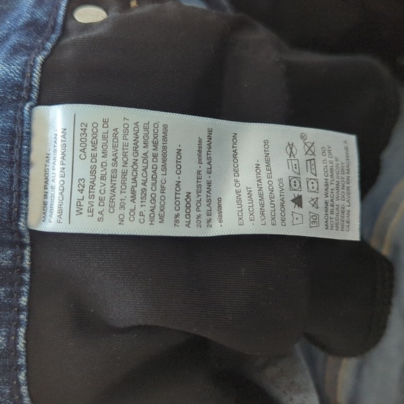 Signature Levi's Shaping Skinny Stretch Jeans 18 - Picture 6 of 7